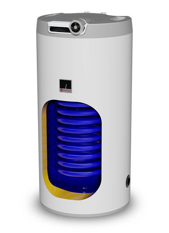 Warmwasserspeicher mit Wärmetauscher und 2,2 kW Elektroheizelement OKCE 100 NTR 