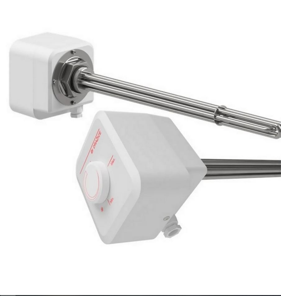 Zinram Durchlauferhitzer-Heizstab 220 V – 480 Mm, Edelstahl, Für Notheizung Und Elektroheizung