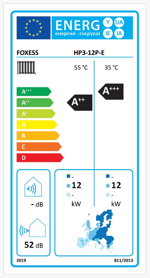 FoxESS Monoblock Wärmepumpe R290 mit Hydrobox 12 kW