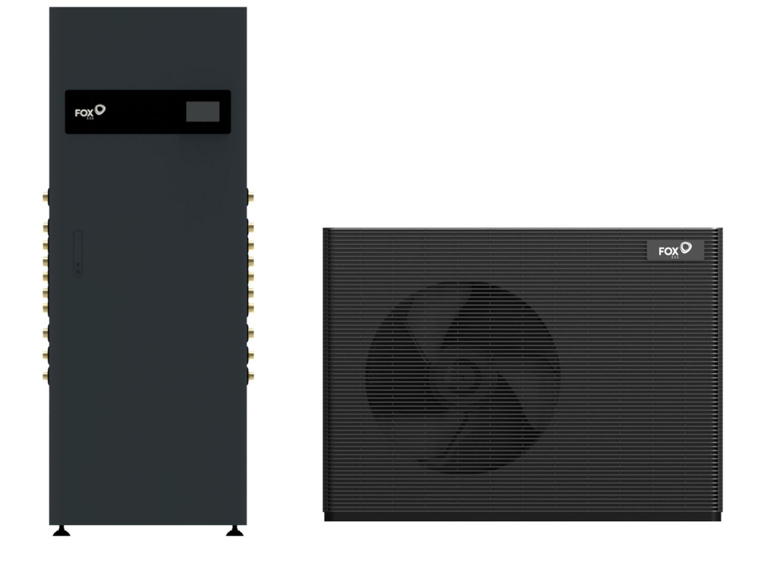 FoxEss Monoblock Wärmepumpe R290 mit Hydrobox | Full-Inverter Luft-Wasser Wärmepumpe 5–12 kW