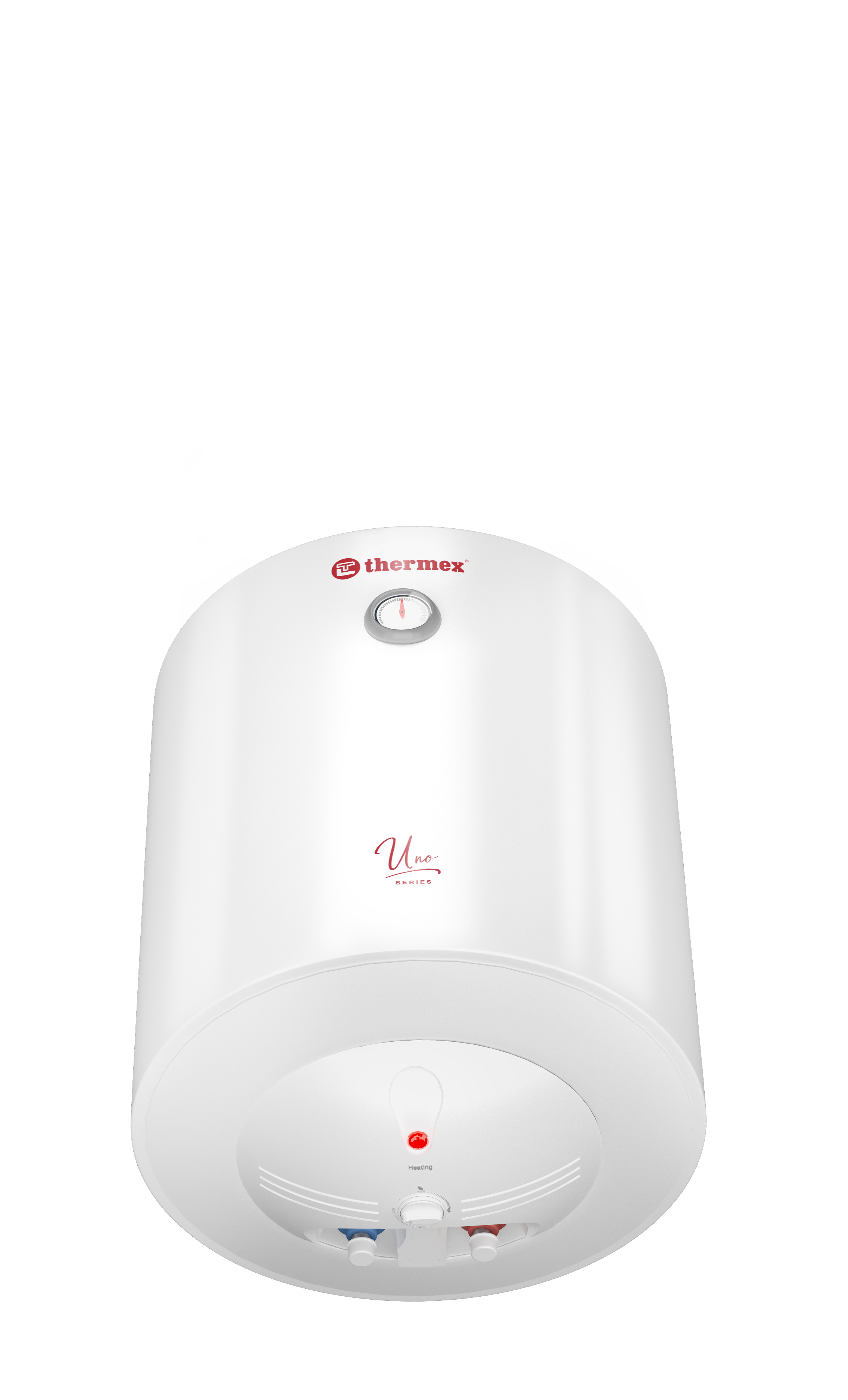 THERMEX Uno 50 V Warmwasserspeicher 50L, Elektrischer Boiler 1,5 kW, Warmwasserbereiter 230V, Vertikale Wandmontage